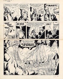 Tibet - 1961 - Chick Bill : La peur bleue - Planche originale