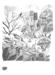 Clement Lefèvre - Clément Lefèvre - illustration journal de Spirou - Illustration originale