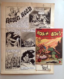 Comme a son Habitude .... le Maître Chott se servira d'une Case originale de Charlas pour la réalisation de sa Couverture de ROBIN Comme a son Habitude .... le Maître Chott se servira d'une Case originale de Charlas pour la réalisation de sa Couverture de ROBIN