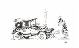 JoTed - Joted d'Après Franquin - Original Illustration