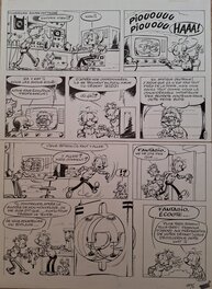 Nic - Nic - Spirou - La boîte noire p27 - Planche originale