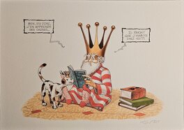 Turf - Le chat - Original Illustration