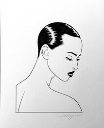 Roberto Baldazzini - Liberty - Original Illustration