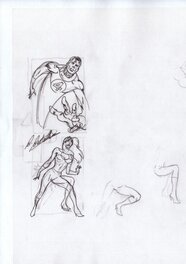 Claudio Castellini - Claudio Castellini - Fantastic Four - Sketch