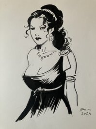 Illustration originale Enrico Marini