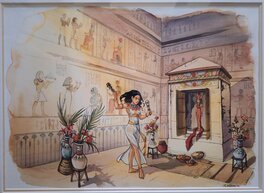 Isabelle Dethan - Isabelle Dethan - Le roi de paille - Illustration originale