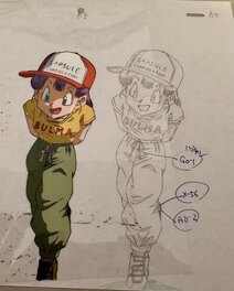Toei Animation - Cel+Dôga - Dragon Ball : L'Armée du Ruban Rouge - Bulma - Original art