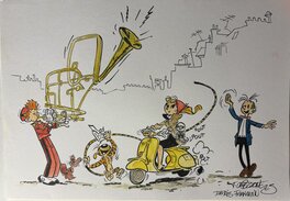 Thierry Capezzone - Spirou et les autres - Illustration originale