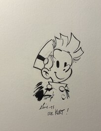 Elric - Dedicace Spirou - Planche originale