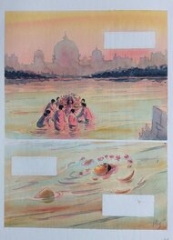 Pierre-Henry Gomont - Rouge Karma - Planche originale