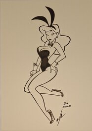 Ludwig Alizon - Bunny Playboy - Original Illustration