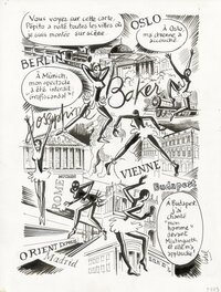 Joséphine Baker - planche originale de la page 223