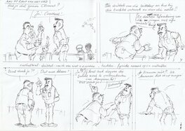 Edwin Wouters - Jommeke: onuitgegeven verhaal - Planche originale