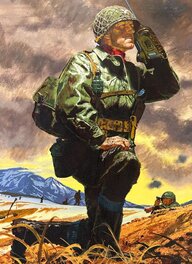 John McDermott - "Colonel on the Radio" Magazine Cover - Planche originale