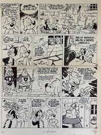 Ridel, Pif et Hercule, Jeux de vilains, planche n°2, PifGadget#924, 1986.