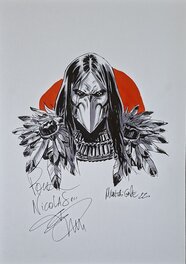 Thimothée Montaigne - Corbeau - Le 3ème testament - Original Illustration