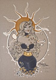 Ood Serrière - Jeune fille - Inktober - Original Illustration