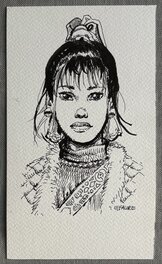 Michel Faure - Camargue rouge - Illustration originale