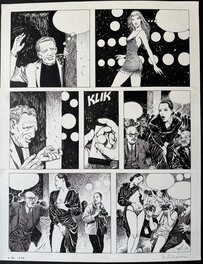 Milo Manara - Planche Originale Declic 4 Avec le Docteur, la Boite & Claudia - Planche originale