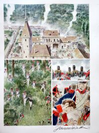 Andréi Arinouchkine - LA FACE CACHEE DE WATERLOO   T2  couleur directe - Planche originale