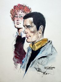 BOB MORANE illustration couleur directe