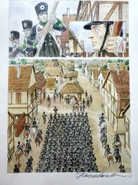 Andréi Arinouchkine - LA FACE CACHEE DE WATERLOO T2   couleur directe - Planche originale