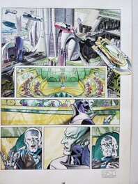 Patrizio Evangelisti - FOURMI BLANCHE   T1 DU FOND DES ABYSSES  couleur directe - Planche originale