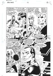 John Byrne - New gods # 14 page 13 - Planche originale