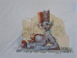 Jean-Baptiste Andréae - Circuit Girl - Andréae - Illustration originale