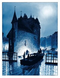 Dominique Bertail - Dominique BERTAIL – Madeleine, Résistante tome 2 – «Annecy Résistante» - Original Illustration