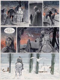 Hermann - Hermann - Bois Maury, t.3, pl.45 - Planche originale