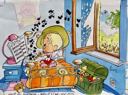 André Geerts - 2004 - la Ballade des Quatre Saisons - Original Illustration