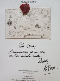 Signature du scénariste et cachet de cire