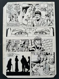 Planche Originale Mark Texeira The Warlord #58 page 18 DC Comics 1982