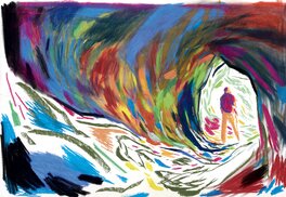 Cyril Pedrosa - Journal d'une Bataille - Pech Merle - Illustration originale
