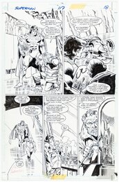 Ron Frenz - Superman #117 - Illustration originale