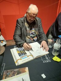 Photo de Mr Rosinski qui m' a signé un ex-libris Photo de Mr Rosinski qui m' a signé un ex-libris