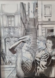 Thomas Du Caju - Couverture originale "Saboteuses T.4" - Couverture originale