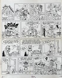 Henri Dufranne - Gai-Luron - Gag complet en deux planches - Comic Strip