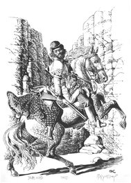 Igor Kordey - Marshal Bass - DEAD END - Illustration originale