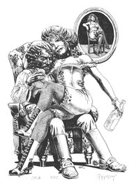 Igor Kordey - Marshal Bass - LOLA - Illustration originale