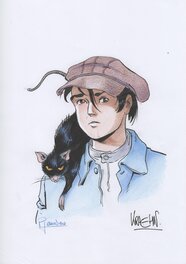 Jean-Charles Kraehn - Bout d'homme - Illustration originale