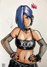 Bigio - Angry Fosca - Illustration originale