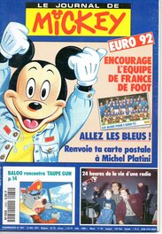 Encart sur la couverture du Journal de Mickey 2082
