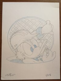 Olivier Fiquet - Super Picsou géant - Couverture originale
