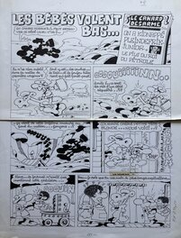 Jean-Claude Poirier - Horace cheval de l’ouest - Planche originale