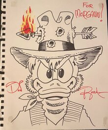 Don Rosa - Sketch - Scrooge / Picsou - 1882 - Illustration originale