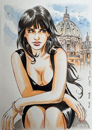 Jim - Commission - Jim - Une nuit à Rome - Illustration originale