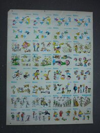 Rare feuille complète d'époque non découpée !