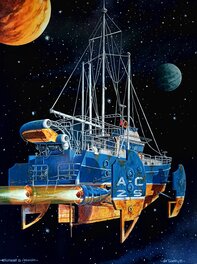Jim Colorex - Astrochalut 25 d 'exploration - Planche originale